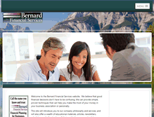 Tablet Screenshot of bernardfinancialservices.com